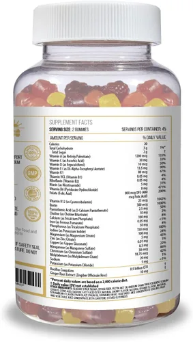 Miniatura 3 de ACTIF Gomitas bariátricas orgánicas con más de 25 vitaminas y minerales orgánicos para cirugía bariátrica, fórmula avanzada, sin OMG, 90