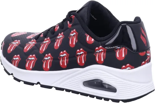 Miniatura 3 de Skechers Zapatos deportivos X Uno Rolling Stones NegroRojo para mujer
