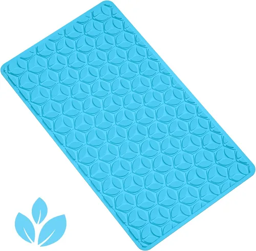 Miniatura 13 de Alfombrilla de Bañera Antideslizante con Ventosas - 100% Goma para Baño Texturizada para Seguridad en Bañera y Ducha - Suave al Tacto - Libre