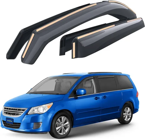 Miniatura 11 de Goodyear - Deflectores de ventana inastillables de canal para Ford Escape 2020-2026, protectores para la lluvia, viseras para la ventana del auto