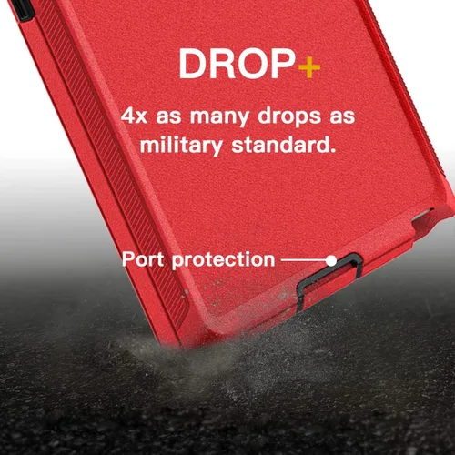 Miniatura 4 de AICase para Galaxy S22 Ultra, funda con protector de pantalla, protección contra caídas de alta resistencia, cuerpo completo, resistente, a prueba