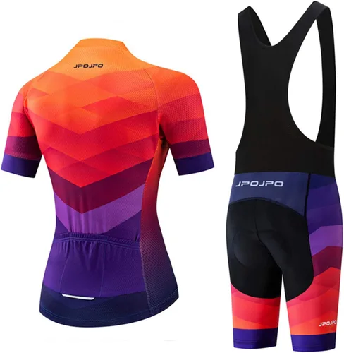 Miniatura 58 de Hotlion Conjuntos de camisetas de ciclismo para mujer, ropa de ciclismo de verano, trajes de bicicleta de carretera, ropa de ciclismo de manga corta