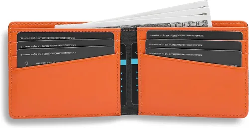 Miniatura 2 de Lanyani Cartera Minimalista de Tela con Doble Pliegue y Bloqueo RFID