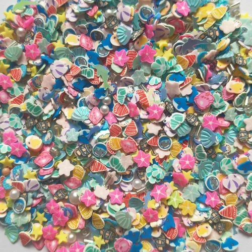 Miniatura 6 de 1.41 oz Mini Animales Fimo Rebanadas de Polímero Adultos Uñas Rebanadas de Arte Suministros de Diseño DIY Artesanía (Animales)