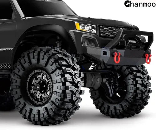 Miniatura 7 de 1.9 RC Crawler Neumáticos de 4.724 in con inserto de espuma de goma blanda escala 1/10 neumáticos para Traxxas TRX4 Axial SCX10 SCX10 II RC4WD D90