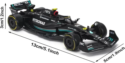 Miniatura 5 de HTLNUZD Bburago 2023 1:43 F1Mercedes AMGW14#44 para Lewis Hamilton Formula One W14#44 1/43 Aleación Racing Die Cast Car Static Adult Collection