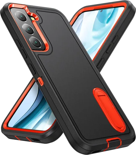 Miniatura 14 de BaHaHoues - Funda para Samsung Galaxy S22 con patas de apoyo incorporadas, cubierta protectora a prueba de golpes/polvo/caídas de grado militar