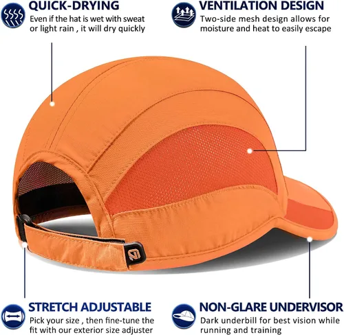 Miniatura 3 de GADIEMKENSD Gorro de secado rápido con malla transpirable y refrescante