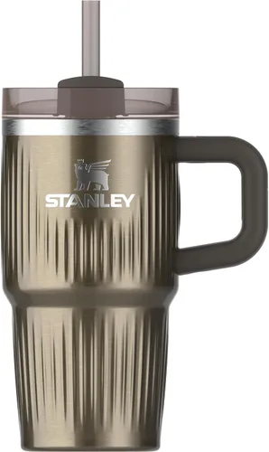 Miniatura 147 de Stanley Quencher H2.0 - Vaso de acero inoxidable con asa, pajilla y tapa FlowState giratoria de 3 posiciones; aislamiento térmico, sin BPA; apto