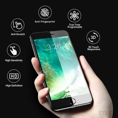 Miniatura 5 de para iPhone 6S Plus Reemplazo de pantalla de 5.5 pulgadas con botón de inicio, 6splus negro pantalla LCD digitalizador táctil 3D montaje completo