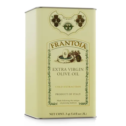 Frantoia Aceite de oliva virgen extra de Italia – Aceite de oliva siciliano auténtico con fruta, sin filtrar, extraído en frío, aceite de oliva