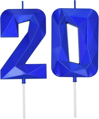 Miniatura 264 de DERVENTA Velas de cumpleaños con números grandes, 3D, color rosa, 3.7 pulgadas, decoración para tartas de fiesta, 1 pieza (número 3 rosa)