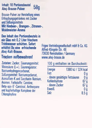 Miniatura 4 de Frigeo Ahoj-Brause Brause-Pulver 10er Pack
