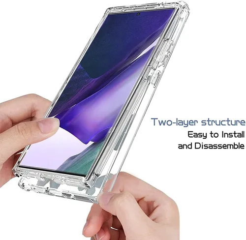 Miniatura 4 de Funda para Galaxy Note 20 Ultra 5G, Samsung Note 20 Ultra para niñas, cuerpo completo, a prueba de golpes, transparente, suave, flexible, funda