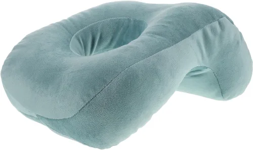 Miniatura 3 de PRETYZOOM Almohada ergonómica boca abajo para cirugía ocular, siesta de oficina, diseño de espuma viscoelástica para alivio de cuello y hombros