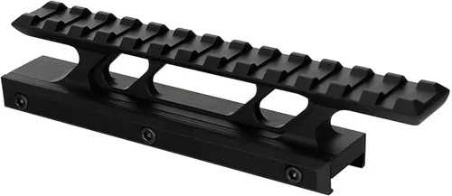 Picatinny Riser Mount 1 pulgada de alto perfil de montaje de alcance base elevadora Weaver Picatinny Rail hacia adelante que se extiende para
