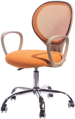 Miniatura 8 de Ergonomic Round Back Office Chair Staff Student Dormitory Computer Seat Home Mesh Lifting Chair Backrest Rotating Chair(A)