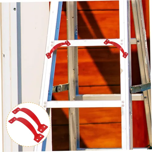 Miniatura 9 de OSALADI Manija de escalera de metal, 2 unidades, asas de seguridad, barras de agarre para niños, accesorios para juegos al aire libre, patio