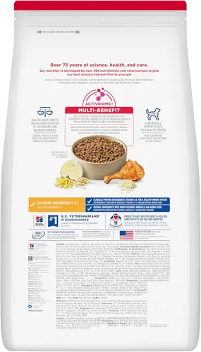 Miniatura 2 de Hill's Science Diet Adult 7+ Small Bites - Alimento seco para perros, harina de pollo, cebada y arroz, bolsa de 15 libras