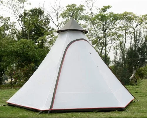Miniatura 3 de Tienda india Tipi al aire libre de doble capa de camping torre tienda de campaña familiar tienda de campaña yurta tipi tienda de campaña