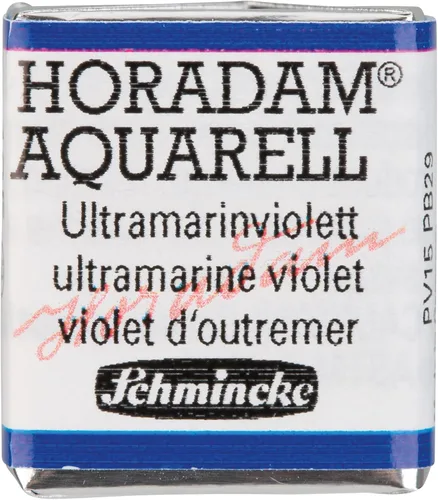 Miniatura 129 de Schmincke - HORADAM® AQUARELL - acuarelas de los mejores artistas, 786 Antracita, 14 786 044, 1/2 sartén
