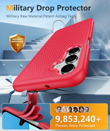 Miniatura 691 de FNTCASE Funda para iPhone 17 Pro: Fundas delgadas translúcidas de color azul claro compatibles con MagSafe, protección completa de la cámara