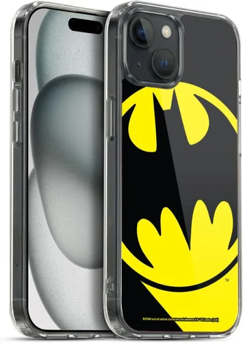 Miniatura 320 de Head Case Designs Funda de gel con licencia oficial de Batman DC Comics Bat Signal Logos [protección de grado militar] compatible con Apple iPhone 7