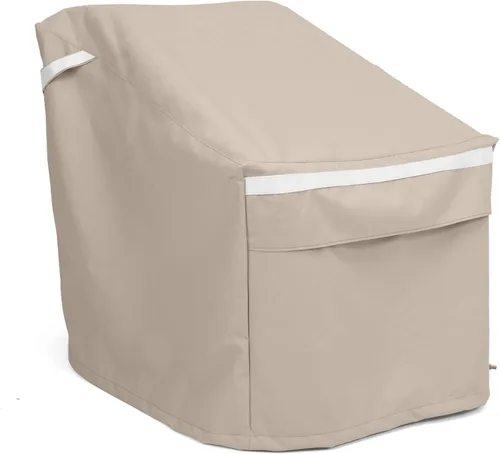 Miniatura 13 de Covermates Prestige - Funda para silla de exterior, 900D resistente al agua, protección para muebles de patio con dobladillo con cordón, correas