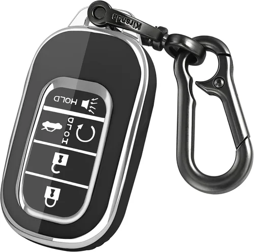 Kirsnda para Honda funda para llavero, estuche con llavero, protección de TPU suave para llave/piel, 5 botones para 2022 2023 Accord Civic HR-V CR-V