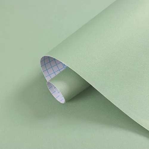 Miniatura 12 de Dimoon Papel Tapiz Despegar y Pegar de 17.3''x78.7'' Papel de Contacto Verde para Nuevos Materiales Ecológicos Engrosamiento Actualización Relieve