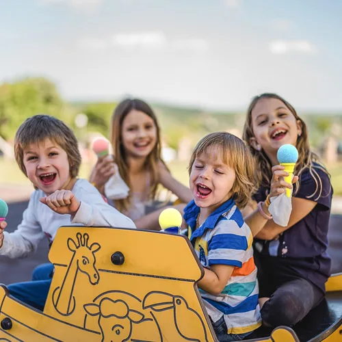 Miniatura 6 de Meirrnyyu 24 lanzadores de bolas de espuma de helado de 4 pulgadas, mini juguetes de disparo de cono de helado para niños, premio de carnaval