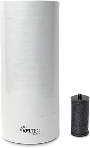 Miniatura 5 de Veltec Etiquetas de precios premium para pistola de precios Monarch 1110, 16 rollos, 17,000 etiquetas, rodillo de tinta incluido (azul)