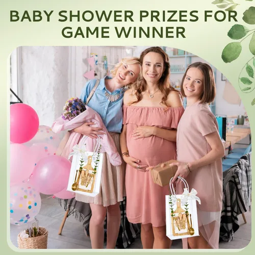 Miniatura 5 de Premios de baby shower para ganadores del juego, tablero de queso, juego de utensilios de cocina de acero inoxidable, toalla de agradecimiento