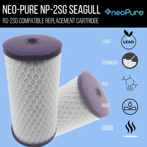 Miniatura 5 de Neo-Pure Cartucho de repuesto compatible con NP-2SG IV X-2K RS-2SG - Individual Rendimiento duradero Fácil instalación para sistemas Seagull IV