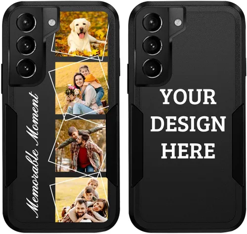 Miniatura 11 de Funda protectora personalizada con foto para Samsung Galaxy S22 Ultra 5G, con imagen, texto, logotipo, [probada en caídas de grado militar], Estilo 1