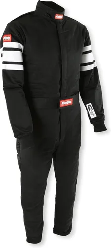 Miniatura 4 de RaceQuip 120005RQP Serie 120 1 Pc Traje de Conducción SFI 3.2A/5 Negro/Blanco Grande