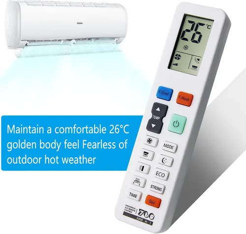 Miniatura 6 de Riry Aire acondicionado Control remoto LCD universal A/C Control remoto para Midea HITACHI Samsung Daikin Mitsubishi FUJITSU LG Panasonic GREE