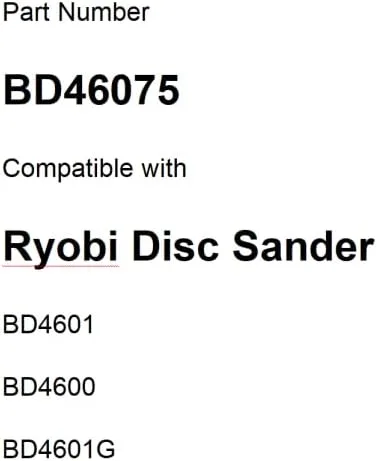 Miniatura 2 de Correas de transmisión BD46075 BD4601 BD4600 BD4601G compatibles con lijadora de disco 2