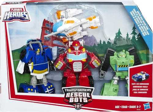Miniatura 3 de Transformers Rescue Bots Griffin Rock Team Figuras de acción (exclusivo de Amazon)
