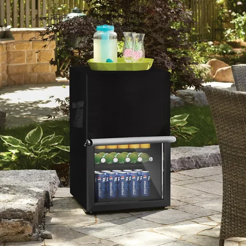 Miniatura 6 de Cubierta para refrigerador y enfriador de bebidas para la mayoría de minineveras de cerveza o vino de 3.2 pies cúbicos, impermeable, a prueba