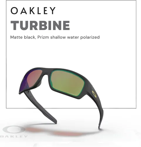 Miniatura 19 de Oakley Turbine OO9263 - Gafas de sol rectangulares para hombre, correa + paquete con kit de gafas de diseñador iWear