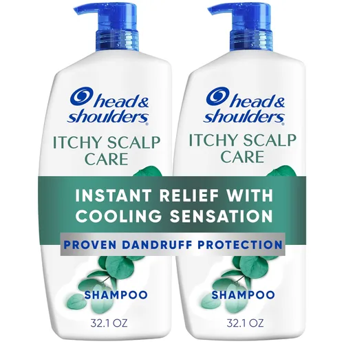 Miniatura 12 de Head & Shoulders Champú anticaspa, paquete doble de champú Classic Clean, 1% de piritiona de zinc, control de escamas, cuidado del cuero cabelludo