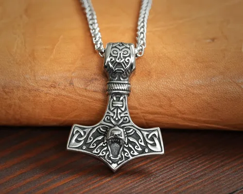 Miniatura 67 de Baldur Jewelry - Collar de martillo Thors Mjölnir - Colgante de martillo de Thor nórdico vikingo joyería vikingo - Collar Thor - Regalos Thor