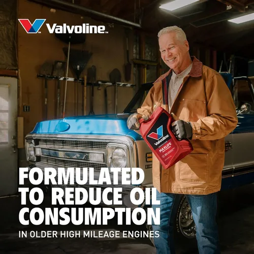 Miniatura 7 de Valvoline - Aceite de motor de mezcla sintética SAE 10W-40 de alto millaje, con MaxLife Technology, 5 cuartos de galón