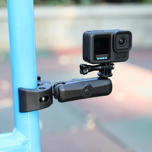 Miniatura 8 de GEPULY Super Clamp Soporte de abrazadera para cámara GoPro Insta360 DJI Accesorios de motocicleta Dual 360 ° Brazo mágico Adaptador de cabezal