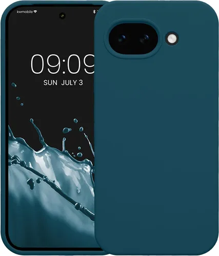 Miniatura 585 de kwmobile Funda Compatible con Google Pixel 6 Pro - Funda de teléfono de silicona TPU con acabado suave - Azul Arrecife