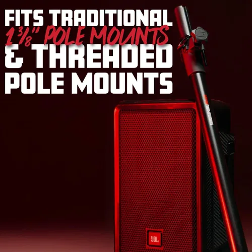 Miniatura 2 de Gator Frameworks - Poste extensor de subwoofer/altavoz estándar y adaptador de 0.787 in, compatible con roscado M6 (GFW-SPK-SP)