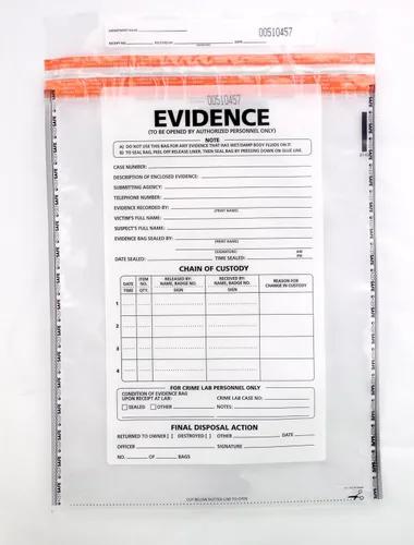 Miniatura 7 de Bolsas de evidencia, paquete de muestra de papel y plástico (12 bolsas)
