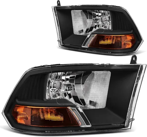 Miniatura 9 de DWVO: Juego de faros delanteros LED DRL Switchback compatible con Dodge Ram 1500 modelo 2009 a 2018/Dodge Ram 2500 3500 modelo 10 a 18/Ram 1500
