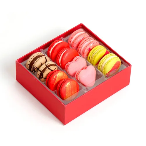 Miniatura 13 de Macarons franceses de lujo, galletas europeas, cestas de regalo, caja de chocolate, aperitivos, paquete variado, condolencias, aniversario, mejorar